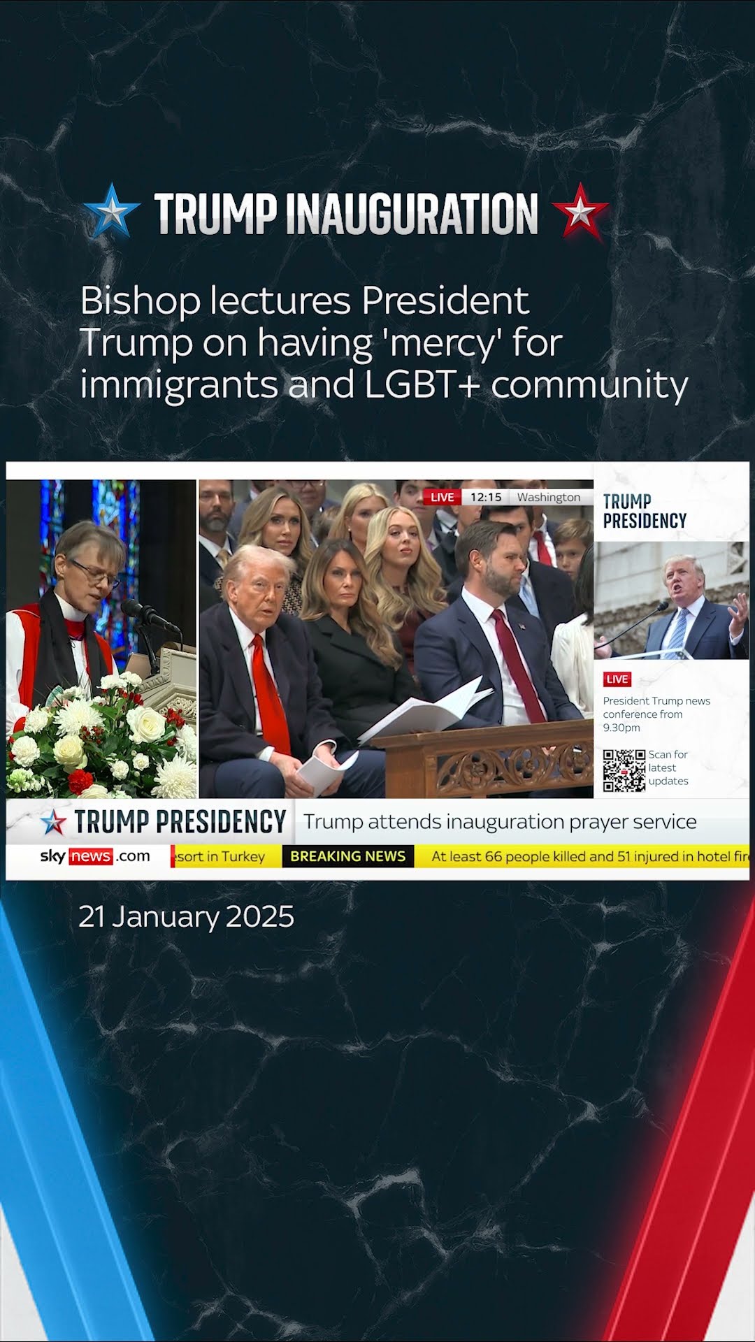 'In the name of God have mercy', bishop tells Trump
