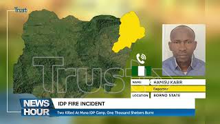 IDP CAMP FIRE: 2 k!lled, 1,000 Makeshift Houses Burned In Borno