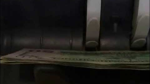 SBM SB-9 banknote discrimation Counter with printing serial No. function Demo