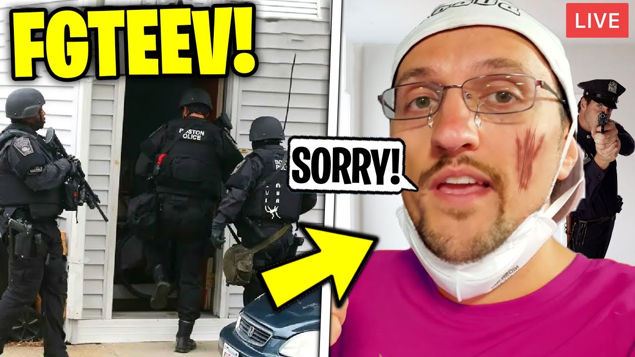 7 YouTubers WHO GOT SWATTED ON LIVE! (FGTeeV, Jake Paul & FV FAMILY ...