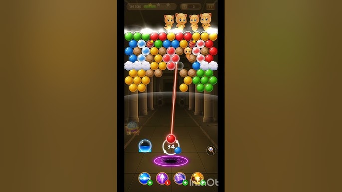 Bubble shooter Game nivel 365 e 366 jogo de bolinhas colorida
