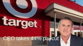Target CEO Brian Cornell takes pay cut #target #boycott