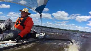 Hobie AI Sail in 16 - 25 mph wind June 14, 2026