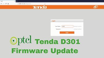 How to Update  Firmware of PTCL Tenda Router D301