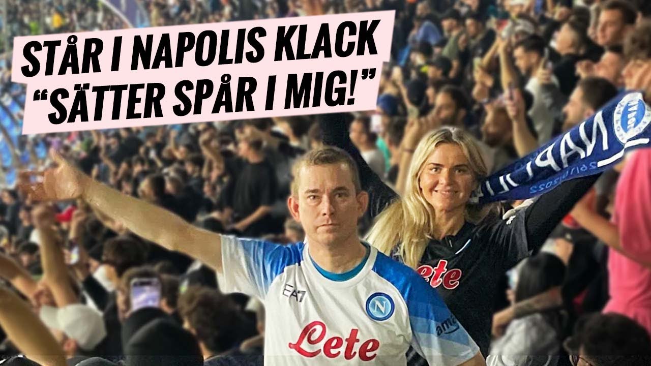 Ser CL-match på mäktiga Maradona Stadium i Neapel