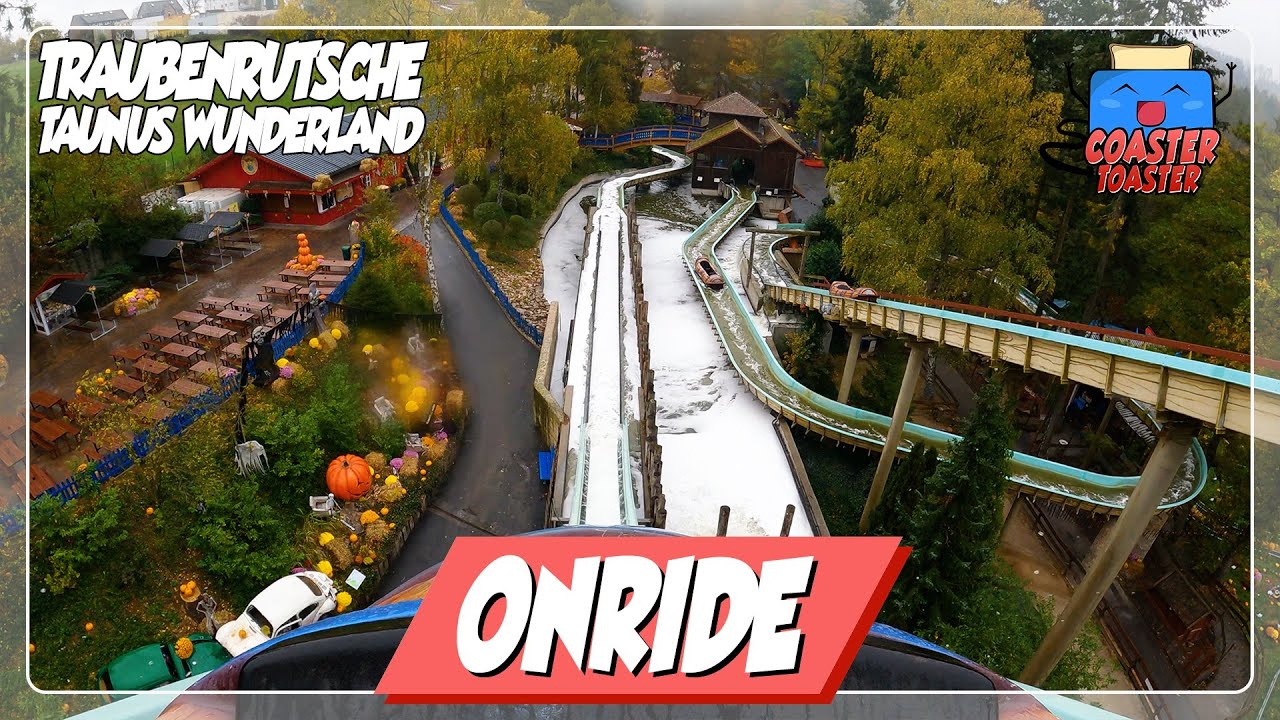 Traubenrutsche im Taunus Wunderland - Wildwasserbahn von Mack Rides | POV