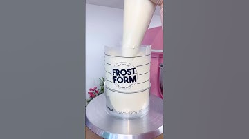 AMERICAN BUTTERCREAM with Frost Form 🤗➡️ www.frostform.com