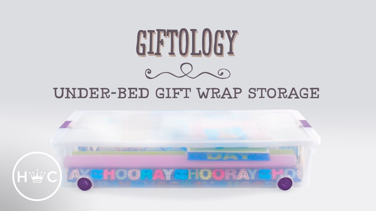 How to Stash and Store Your Gift Wrap Giftology YouTube