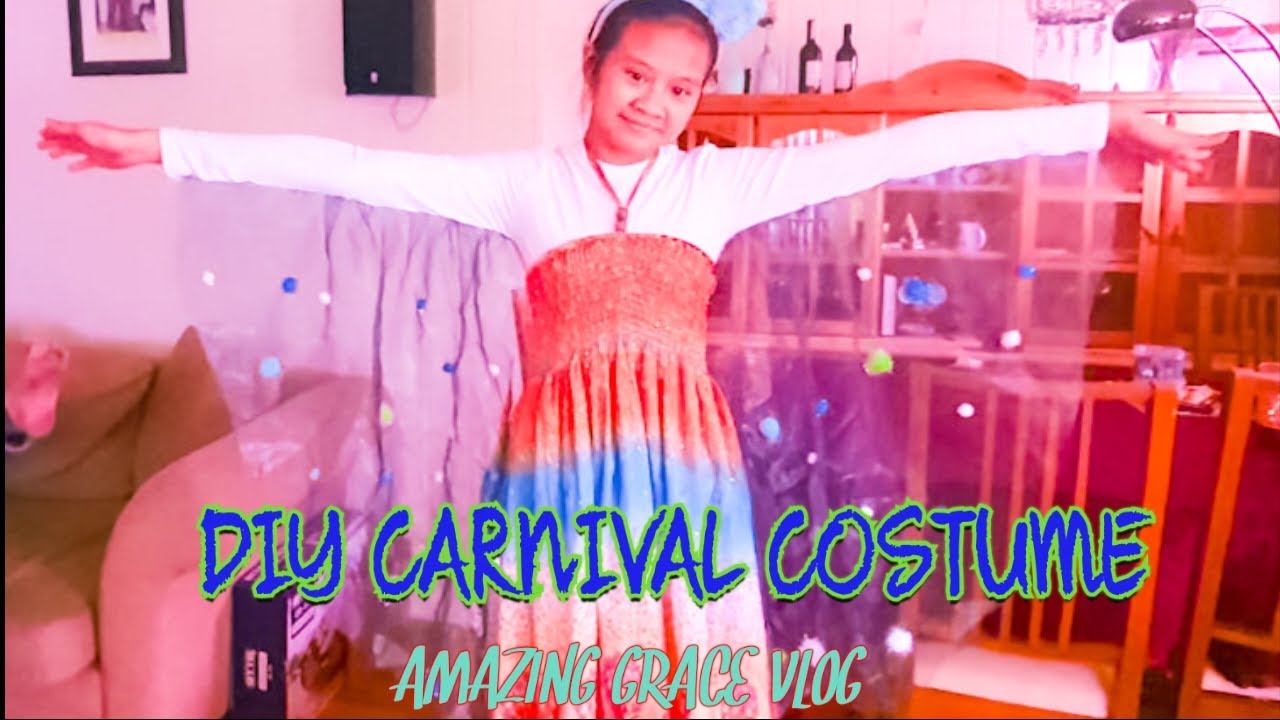 HOW TO MAKE CARNIVAL COSTUME FROM SCRATCH. #DIY #CarnivalCostume #COSTUME  #Howto #recycle #reuse 