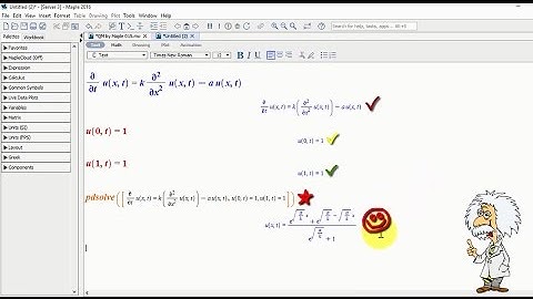 Quantum Mechanics by Maple - Part 15: Mathematical tools in QM - Partial Differential Equations 01