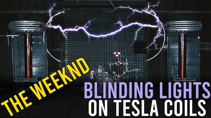 Daft Punk's Derezzed performed with musical Tesla coils. 