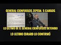 Ficha de Detencion del General Cienfuegos Zepeda,mas datos sobre su captura, se le acusa de 5 cargos