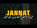 Jannat ki nemat  insan ki firtat  allah ki talab  huzaifa writes jannah jannat