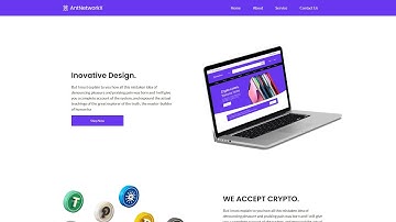 Converted a beautiful Landing page from Adobe xd to ReactJs & TypeScipt by Z1TECHS | 300$ Project