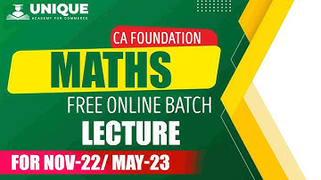 CA Foundation Batch 02 | Maths | Time value of Money Lecture 4 | For Nov 22