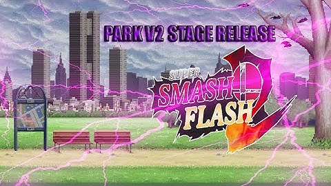ssf2 mod park v2 stage release 2021 by sprite and editor over chaos shrine