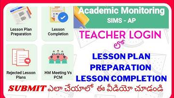 # TEACHER LOGIN# #ACADEMIC MONITORING APP #HOW TO SUBMIT LESSON PLANS,LESSON COMPLETEION  PROCESS