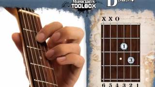 how to play the d sus 4 chord on guitar dsus4