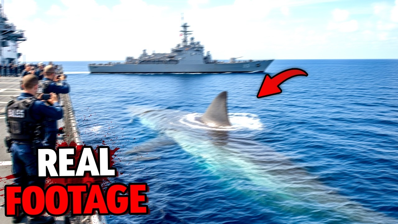 U.S. Navy JUST Discovered a Monster Shark BIGGER Than Megalodon! - YouTube