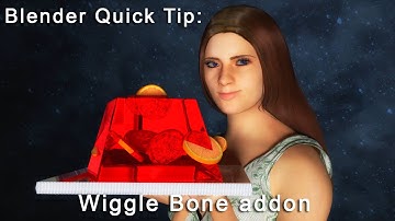 Blender Quick Tip: Wiggle bone addon