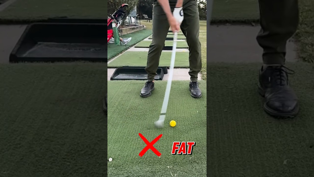 Do you always practice on mats but you hit it heavy on the course