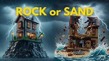 LEGO Bible Story: Parable of the Wise and Foolish Builders
