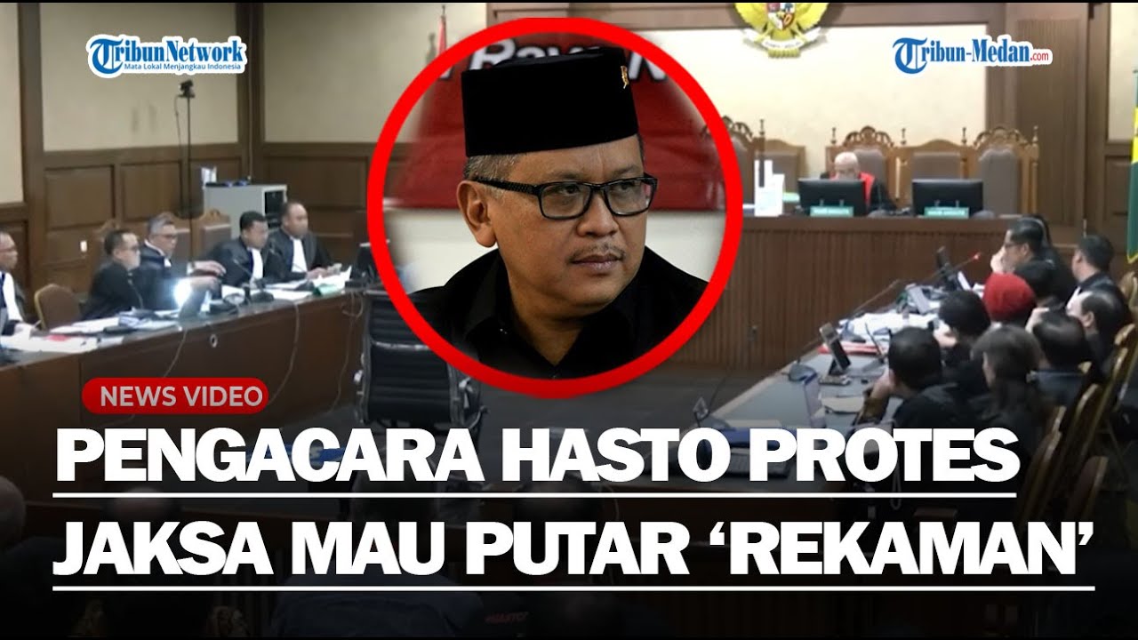 SIDANG MEMANAS! Kuasa Hukum Hasto Protes Jaks Mau Putar Rekaman Kader PDIP