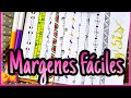 VUELTA A CLASES|  MÁRGENES FÁCILES Y ORIGINALES!!