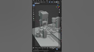 Blender Machine Animation #b3d #shorts