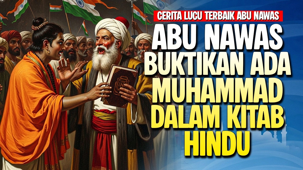 ABU NAWAS BUKTIKAN ADA NAMA MUHAMMAD DALAM KITAB WEDA UMAT HINDU - CERITA LUCU PENGANTAR TIDUR