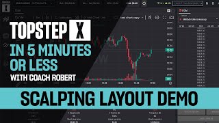 TopstepX  5 Mins or Less | Scalping Layout Demo