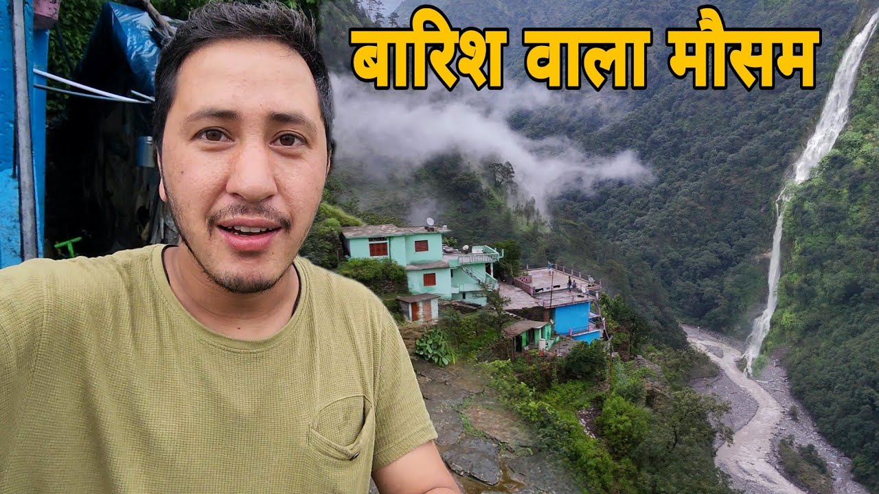 भयंकर बारिश से झरने में पानी आने लग गया || Pahadi Lifestyle Vlog || Cool Pahadi