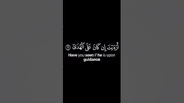 أرأيت الذي ينهى عبدا إذا صلى أرأيت إن كان على الهدى أو أمر بالتقوى | تلاوة باكية المنشاوي سورة العلق
