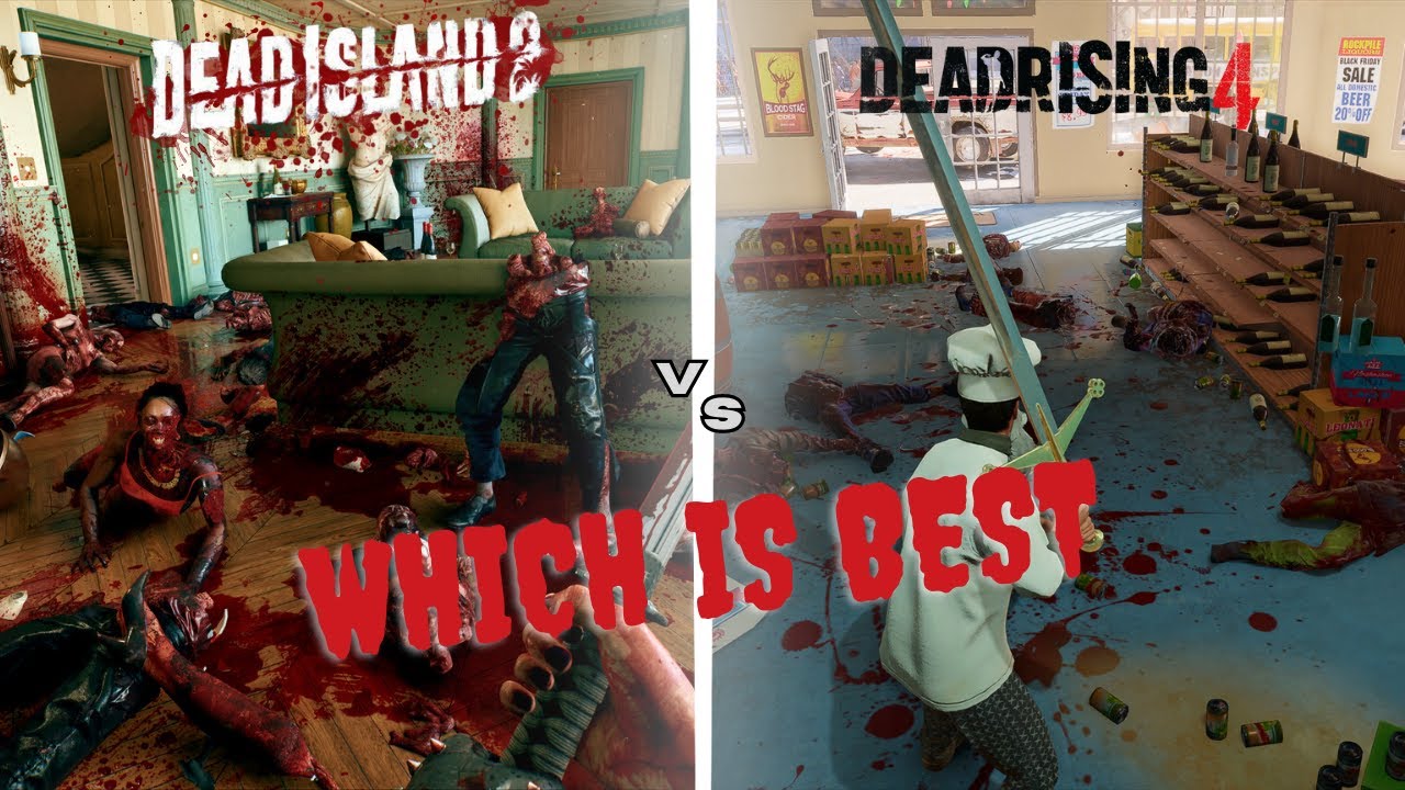 XBOX 360 Zombie Game Lot of 3: Dead Island, Left 4 Dead, Dead Rising