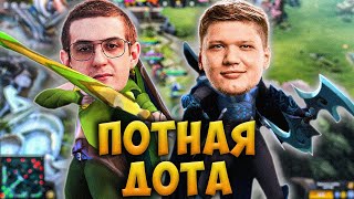 ЭВЕЛОН И СИМПЛ ИГРАЮТ В ДОТУ С ФРИК СКВАДОМ / ЗЛОЙ, ФРУКТОЗКА, КОСТЫЧ / EVELONE S1MPLE DOTA 2