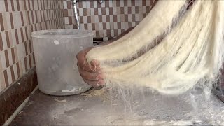 افضل طريقه للحلاوه القطنية التركيه /Turkish cotton candy method