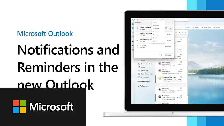 Learning the new Outlook: Configuring Notifications and Reminders