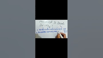 Hexadecimal to Decimal Conversion | Easy Method | Class 10 Computer #youtubeshorts #tricks #viral