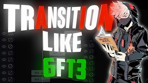 How to Make A Smooth Transition On Alightmotion Like 6ft3 l Alightmotion tutorial l