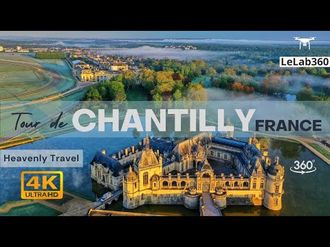 #360Paris - Chantilly Castle Sunrise 4K Drone tour | Travel France #Cinematic