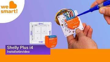 Installatievideo Shelly i4 en Wall Switch