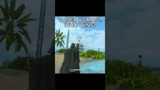 DARTH VADER VS DARTH MAUL — Who wins? 🔥 #shorts #starwars #battlefront2 #starwarsfan
