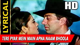 Tere Pyar Mein With Lyrics | Shankar Mahadevan, Hema Sardesai | Zor 1998 Songs| Sunny Deol, Sushmita