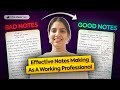 If you are making  notes like this you are doing it wrong   good notes vs bad notes  upsc prep