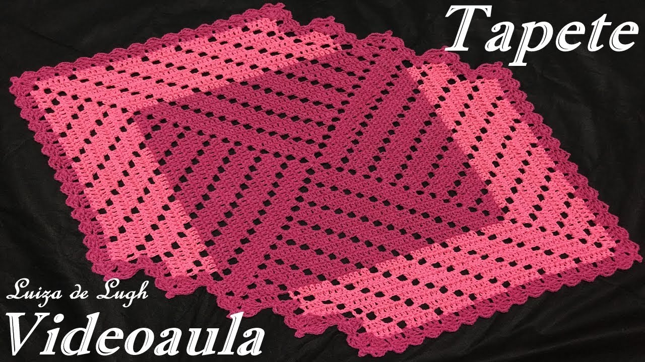 TAPETE CROCHÊ #luizadelugh