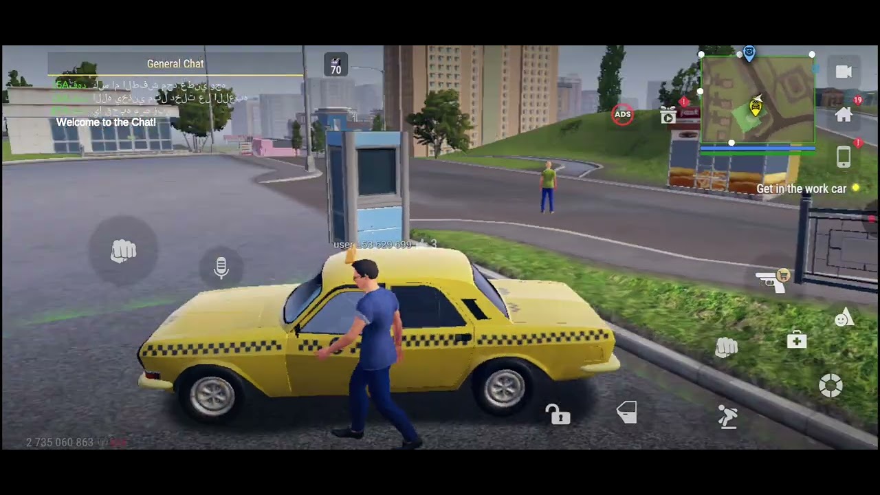 أشتغلة تكسي في العبة Madout2 