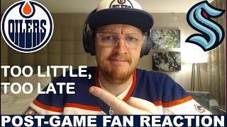 NOT QUITE THERE... Post-Game Fan Reaction: Oilers vs Kraken