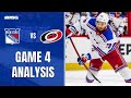 Hurricanes first power play goal of series hands rangers first loss of the postseason