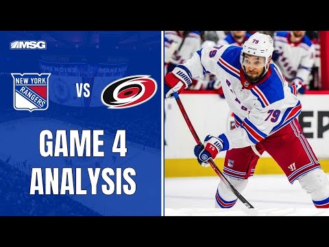 Hurricanes First Power Play Goal Of Series Hands Rangers First Loss Of The Postseason