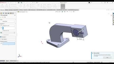 Pipe Clamp Support Bracket| SolidWorks 3D Modeling Episode 76 | 3D CAD Tutorial